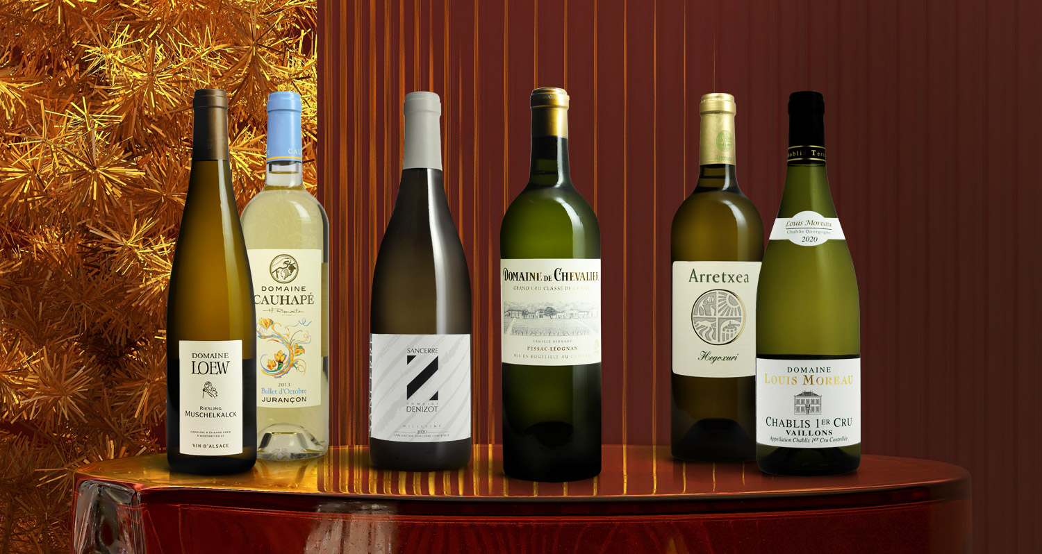 Vins blancs incontournables pour les fêtes